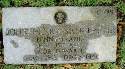 John Henry Bangert Grave Stone