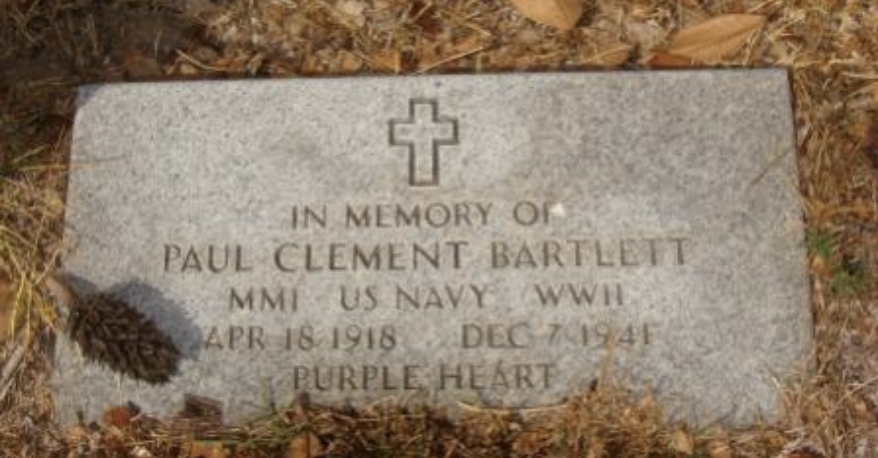 Paul Clement Bartlett Grave Stone