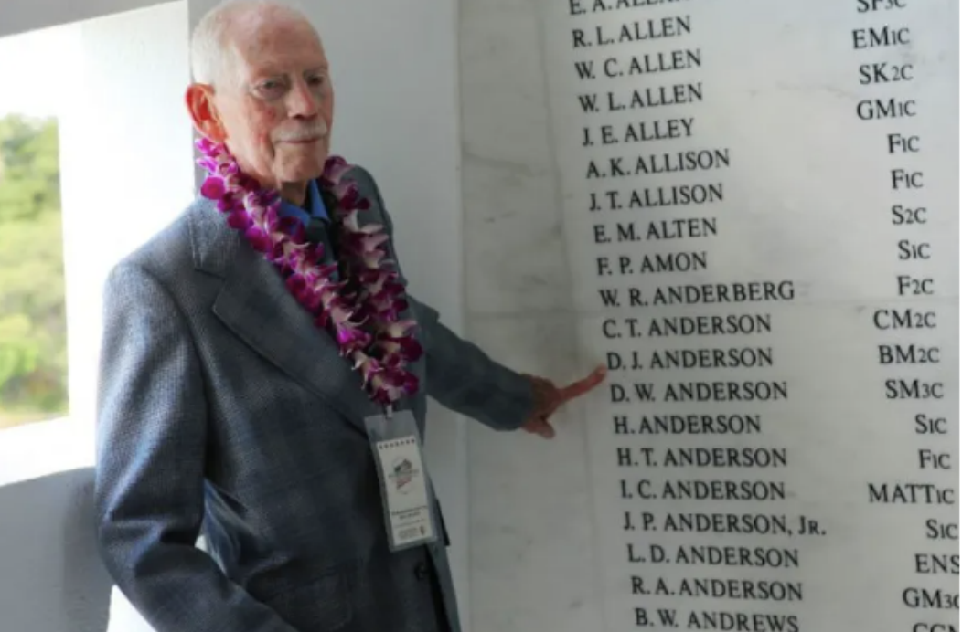 Brother John D Anderson at USS Arizona Memorial