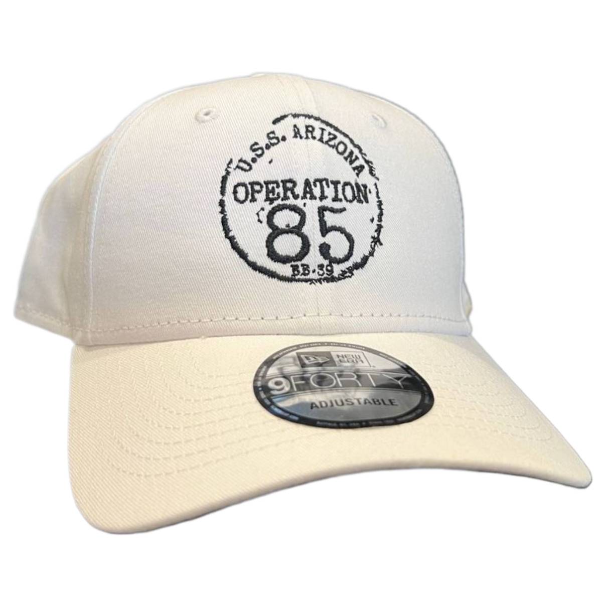 Operation 85 hat in White