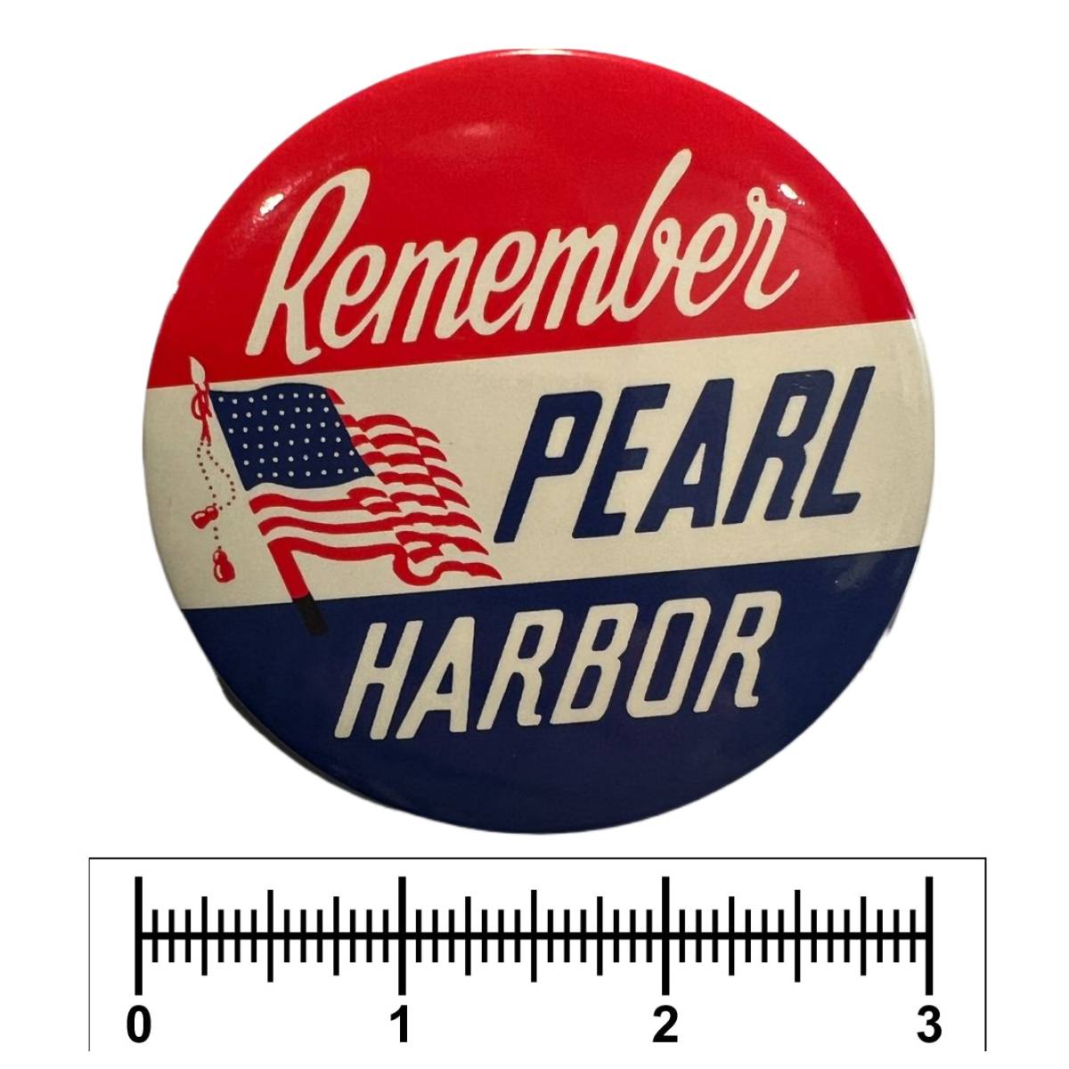 Remember Pearl Harbor magnet 3"