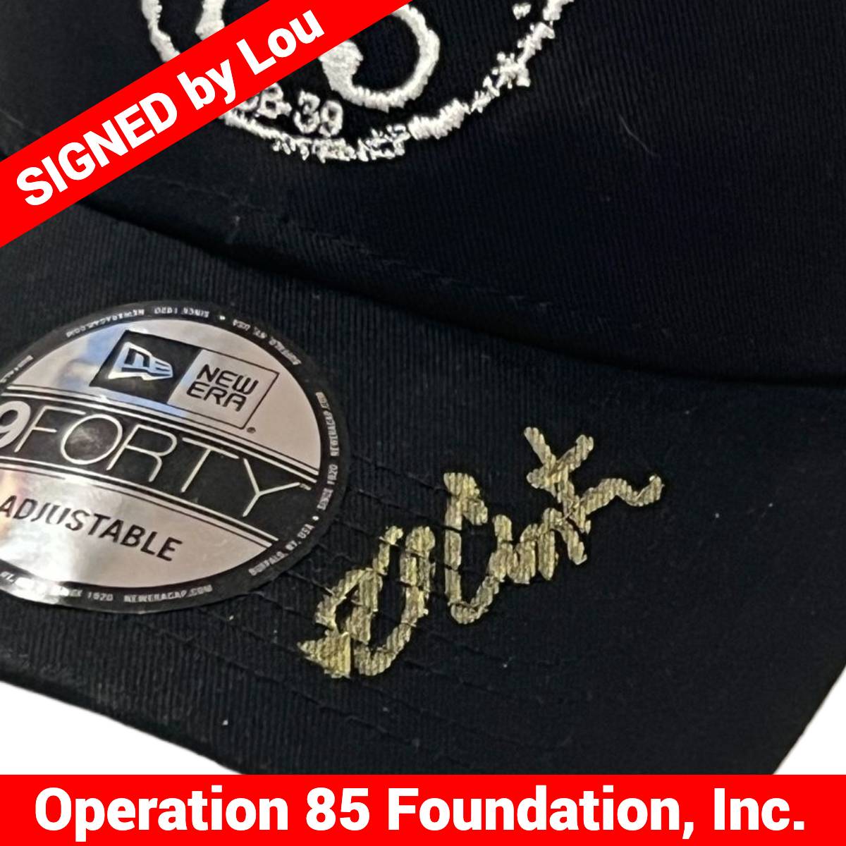 Lou Conter Sign hat