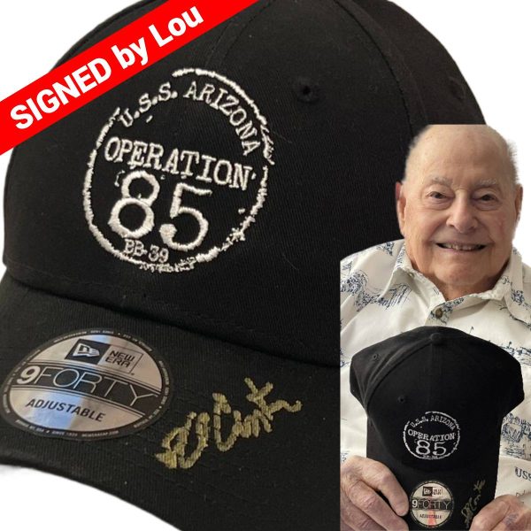 Lou Conter Signed hat