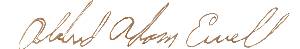 signature of Alfred Adam Ewell