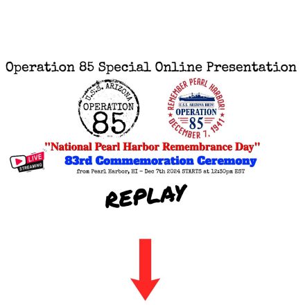 REPLAY of 83rd Pearl Harbor Commemoration