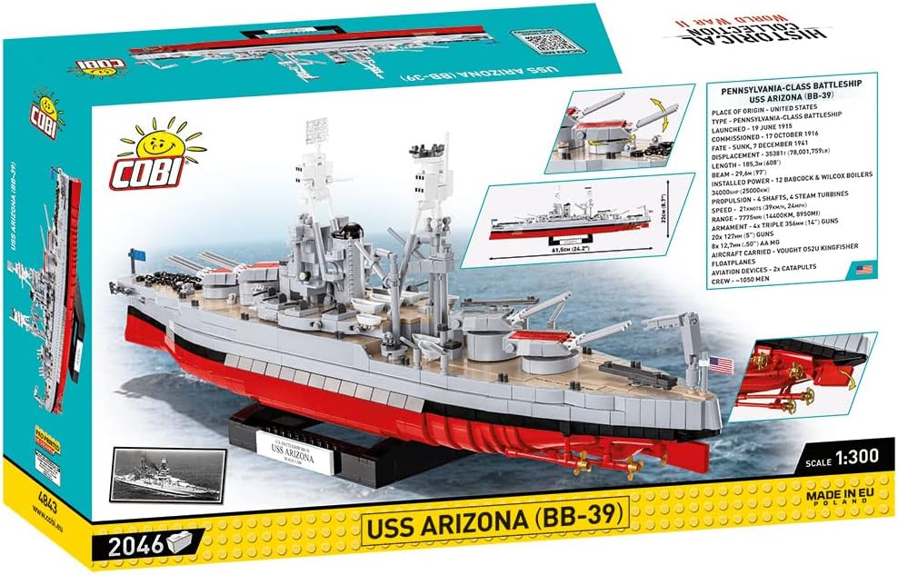 USS Arizona COBI - Lego Set