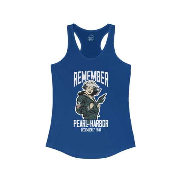 Remember Pearl Harbor Women's Racerback Tank Top - Image 9