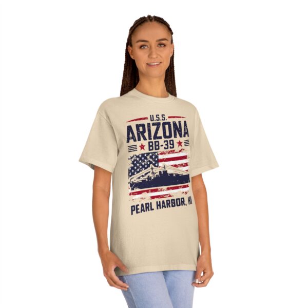 USS Arizona BB-39 Patriotic Flag Tee – Pearl Harbor, HI - Image 20