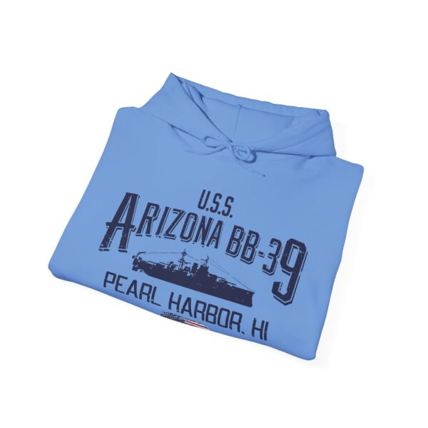 USS Arizona Pearl Harbor Hoodie - Comfy Casual, Military Tribute, Gift for Veterans, Maritime History, Unisex Sweatshirt - Image 27