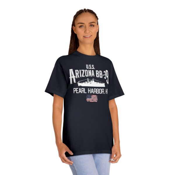 USS Arizona BB-39 Ship tee w/ Pearl Harbor, Hi - Image 16