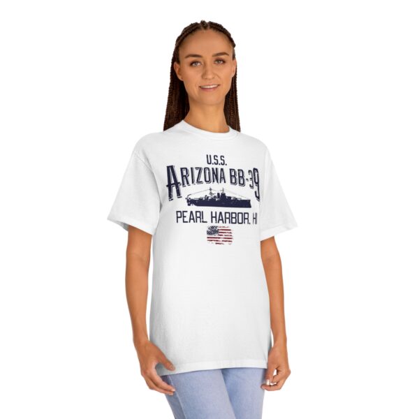 USS Arizona BB-39 Ship tee w/ Pearl Harbor, Hi - Image 18
