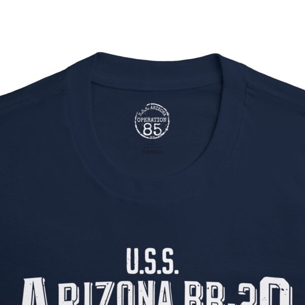 USS Arizona BB-39 Ship tee w/ Pearl Harbor, Hi - Image 9