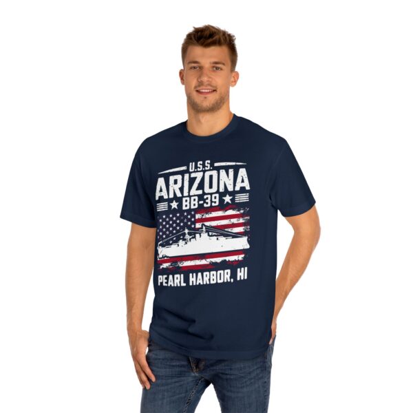 USS Arizona BB-39 Patriotic Flag Tee – Pearl Harbor, HI - Image 15
