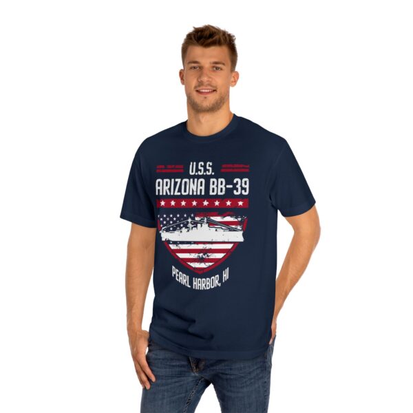 U.S.S. Arizona BB-39 Patriotic Shield Tee – Pearl Harbor, HI - Image 12