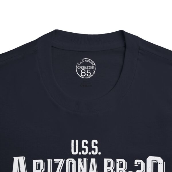 USS Arizona BB-39 Ship tee w/ Pearl Harbor, Hi - Image 3