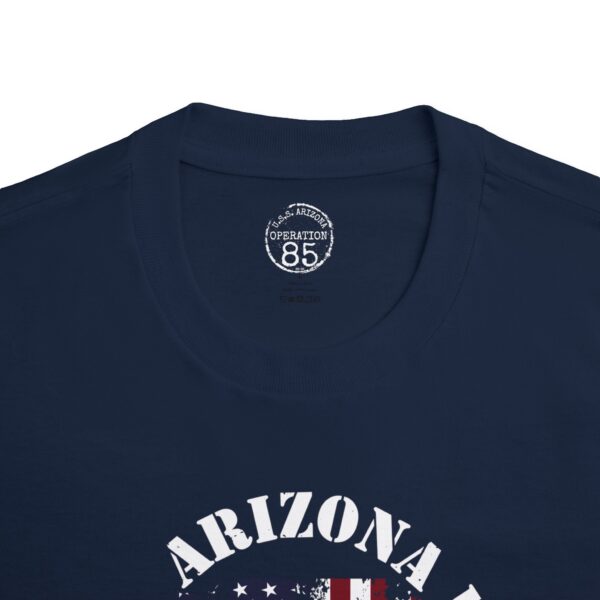 USS Arizona BB-39 American Flag Oval Design w/ Pearl Harbor, Hi - Image 8