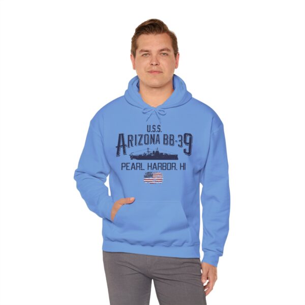 USS Arizona Pearl Harbor Hoodie - Comfy Casual, Military Tribute, Gift for Veterans, Maritime History, Unisex Sweatshirt - Image 29