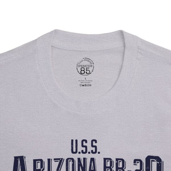 USS Arizona BB-39 Ship tee w/ Pearl Harbor, Hi - Image 11