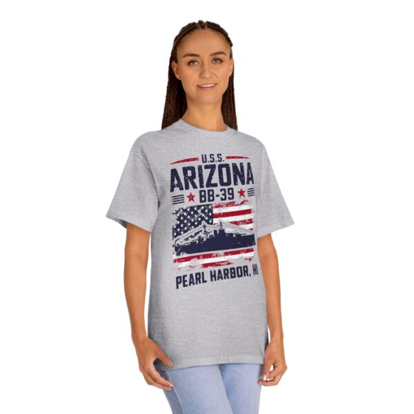 USS Arizona BB-39 Patriotic Flag Tee – Pearl Harbor, HI - Image 12
