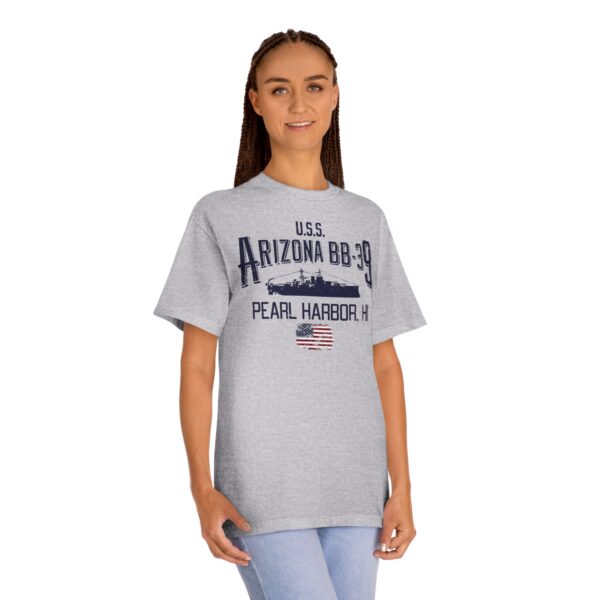 USS Arizona BB-39 Ship tee w/ Pearl Harbor, Hi - Image 12