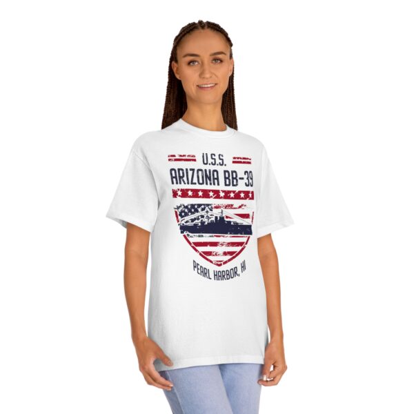 U.S.S. Arizona BB-39 Patriotic Shield Tee – Pearl Harbor, HI - Image 17