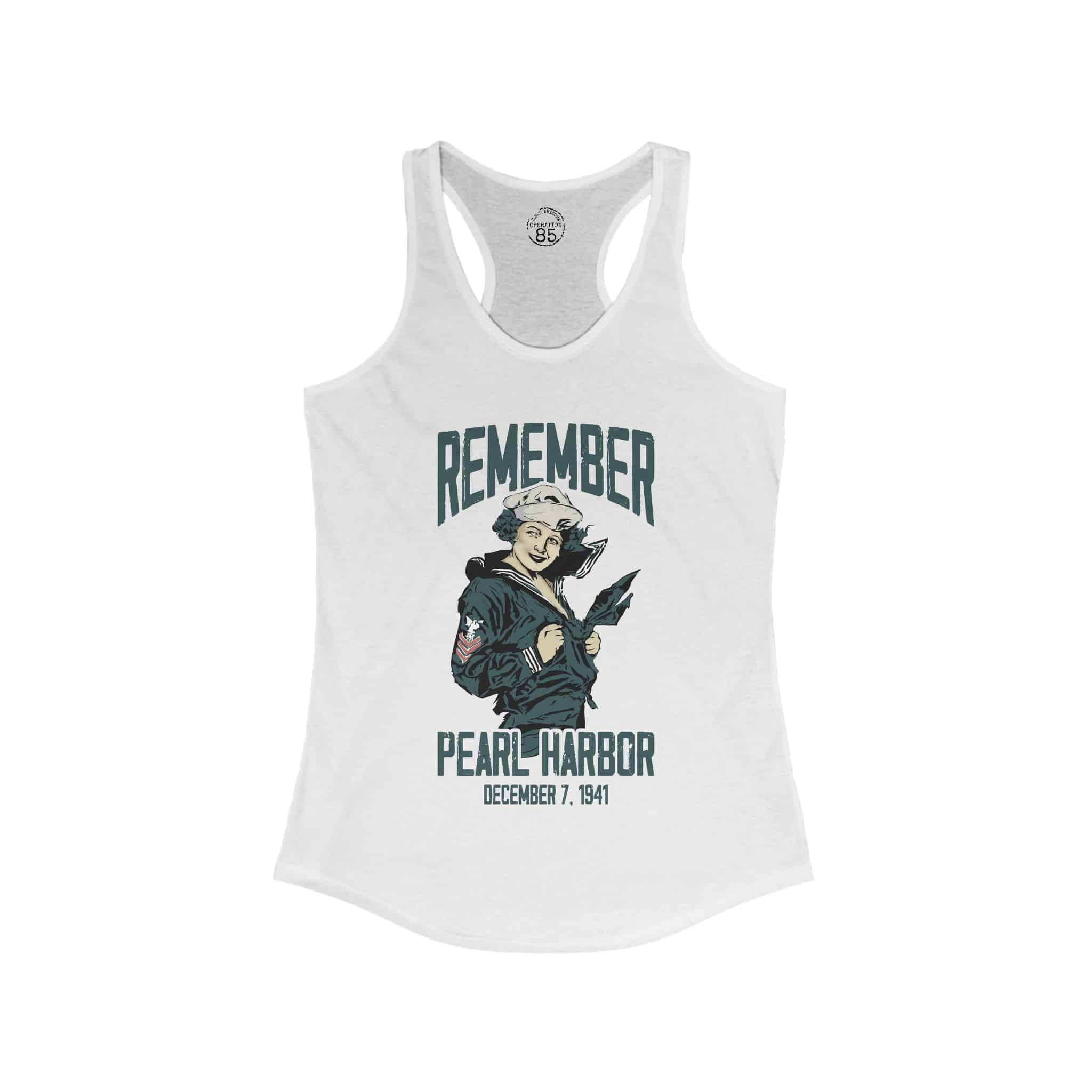 remember pearl harbor tank top shirt