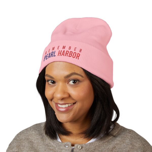 Classic Cuffed Beanie - Remember Pearl Harbor, Winter Beanie, Embroidered Hat, Patriotic Apparel, Gift for Veterans, Casual Headwear - Image 19