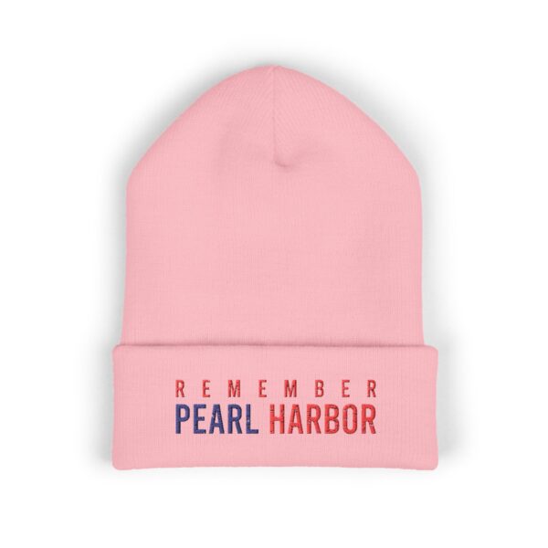 Classic Cuffed Beanie - Remember Pearl Harbor, Winter Beanie, Embroidered Hat, Patriotic Apparel, Gift for Veterans, Casual Headwear - Image 17