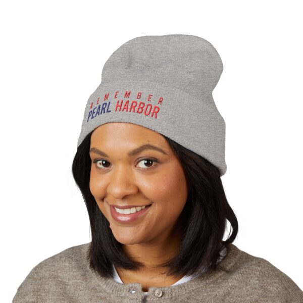 Classic Cuffed Beanie - Remember Pearl Harbor, Winter Beanie, Embroidered Hat, Patriotic Apparel, Gift for Veterans, Casual Headwear - Image 23