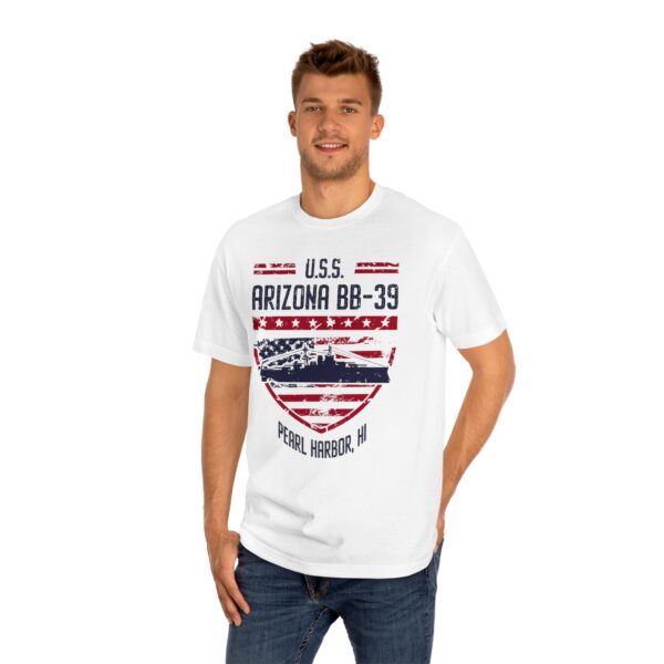U.S.S. Arizona BB-39 Patriotic Shield Tee – Pearl Harbor, HI - Image 18