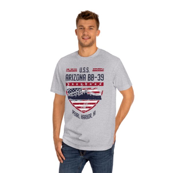 U.S.S. Arizona BB-39 Patriotic Shield Tee – Pearl Harbor, HI - Image 9