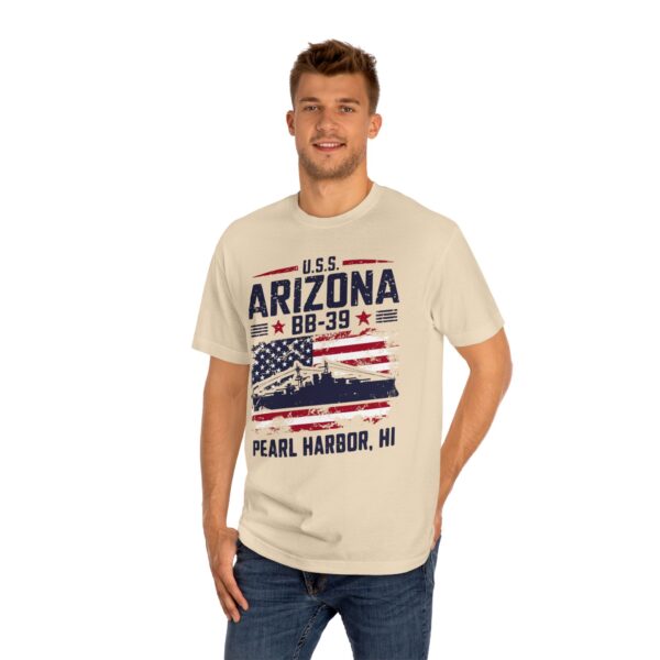 USS Arizona BB-39 Patriotic Flag Tee – Pearl Harbor, HI - Image 21