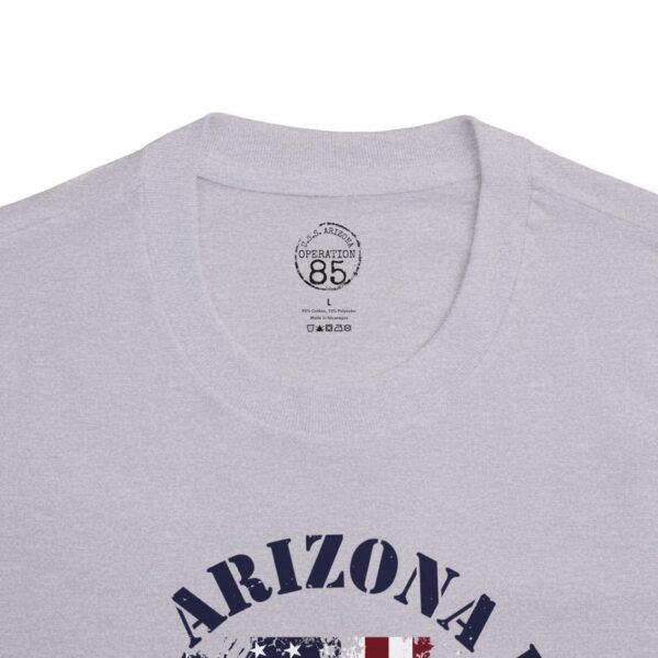 USS Arizona BB-39 American Flag Oval Design w/ Pearl Harbor, Hi - Image 3