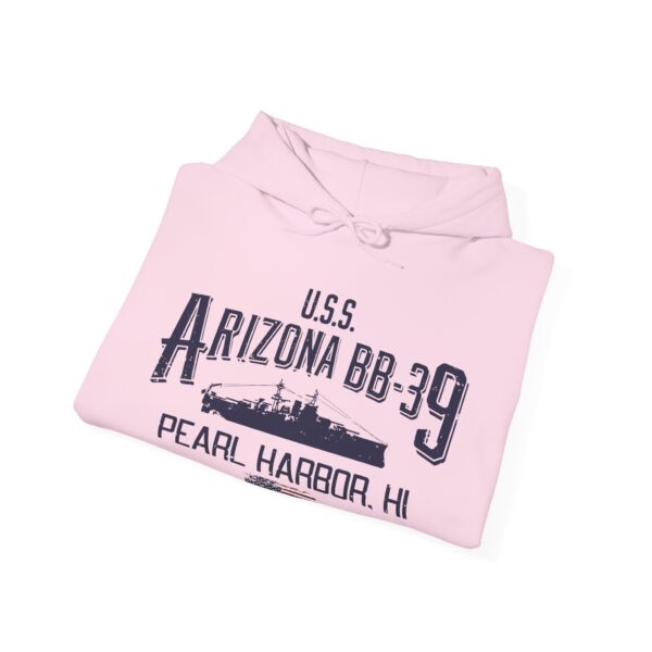 USS Arizona Pearl Harbor Hoodie - Comfy Casual, Military Tribute, Gift for Veterans, Maritime History, Unisex Sweatshirt - Image 41