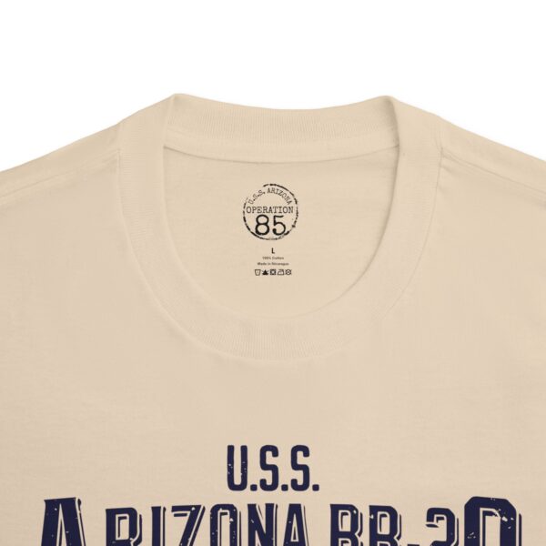 USS Arizona BB-39 Ship tee w/ Pearl Harbor, Hi - Image 7