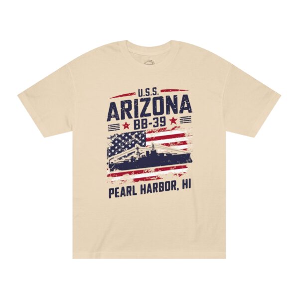 USS Arizona BB-39 Patriotic Flag Tee – Pearl Harbor, HI - Image 10