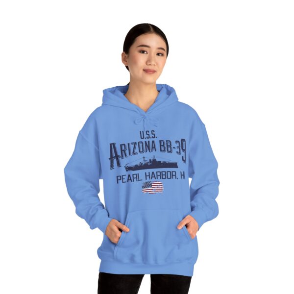 USS Arizona Pearl Harbor Hoodie - Comfy Casual, Military Tribute, Gift for Veterans, Maritime History, Unisex Sweatshirt - Image 28