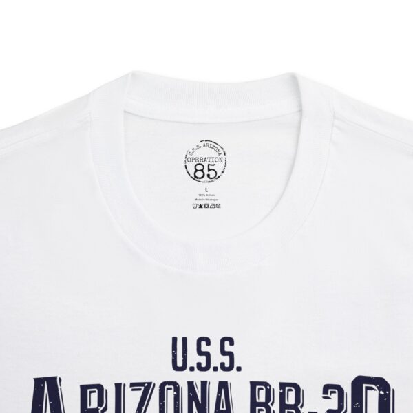 USS Arizona BB-39 Ship tee w/ Pearl Harbor, Hi - Image 5