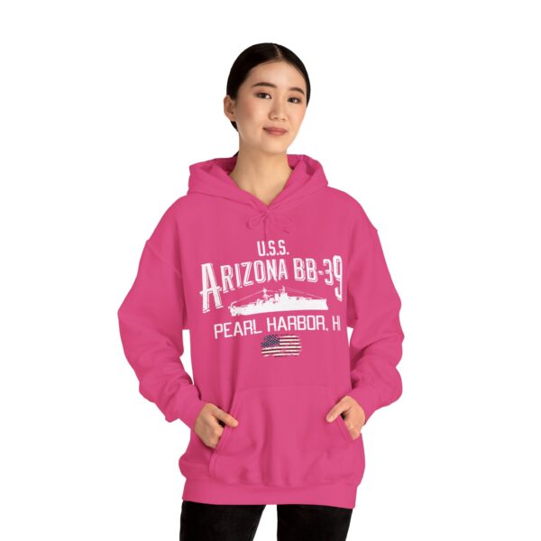 USS Arizona Pearl Harbor Hoodie - Comfy Casual, Military Tribute, Gift for Veterans, Maritime History, Unisex Sweatshirt - Image 47