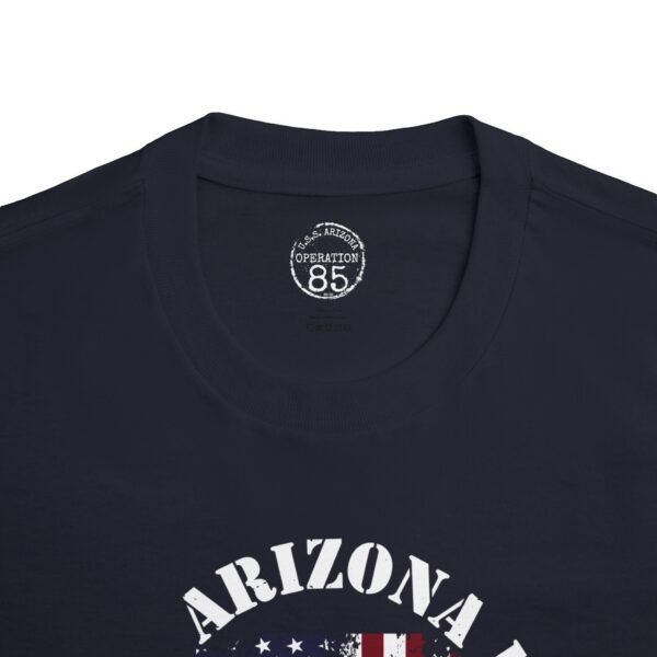 USS Arizona BB-39 American Flag Oval Design w/ Pearl Harbor, Hi - Image 5