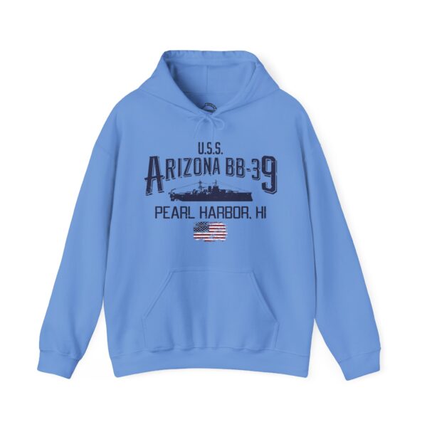 USS Arizona Pearl Harbor Hoodie - Comfy Casual, Military Tribute, Gift for Veterans, Maritime History, Unisex Sweatshirt - Image 25