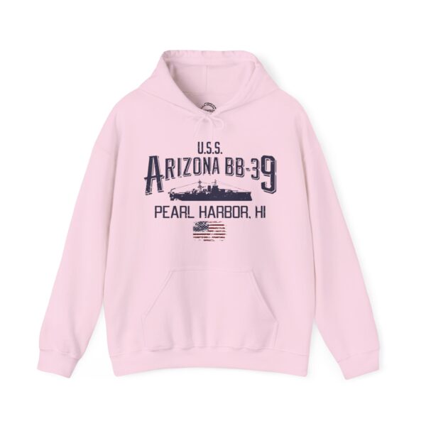 USS Arizona Pearl Harbor Hoodie - Comfy Casual, Military Tribute, Gift for Veterans, Maritime History, Unisex Sweatshirt - Image 39