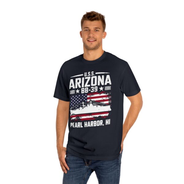 USS Arizona BB-39 Patriotic Flag Tee – Pearl Harbor, HI - Image 17