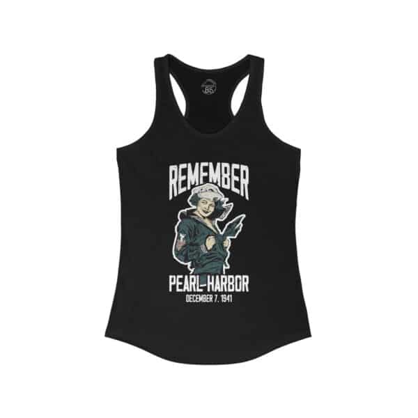 Remember Pearl Harbor Women's Racerback Tank Top - Image 6
