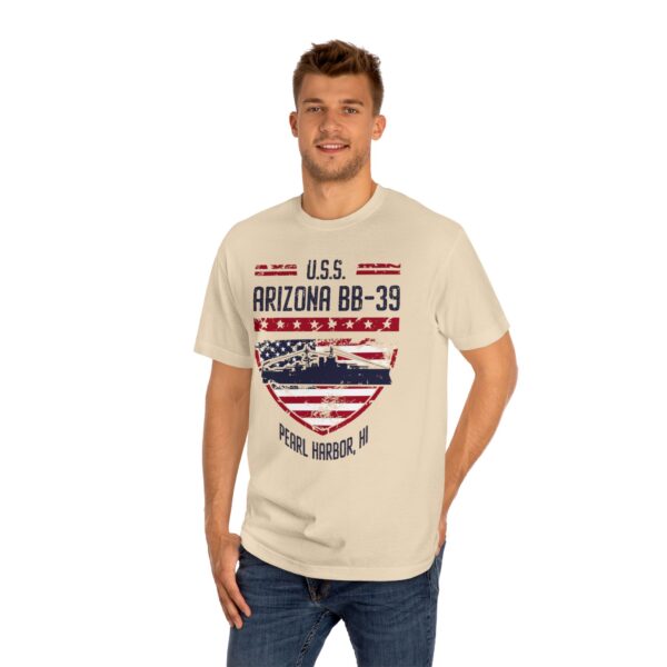 U.S.S. Arizona BB-39 Patriotic Shield Tee – Pearl Harbor, HI - Image 20