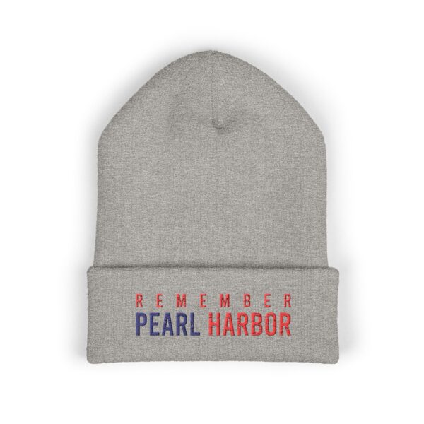 Classic Cuffed Beanie - Remember Pearl Harbor, Winter Beanie, Embroidered Hat, Patriotic Apparel, Gift for Veterans, Casual Headwear - Image 21