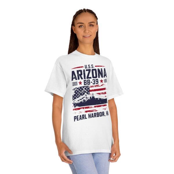 USS Arizona BB-39 Patriotic Flag Tee – Pearl Harbor, HI - Image 18