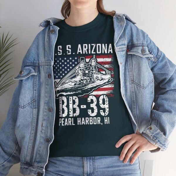 USS Arizona BB-39 Pearl Harbor T-Shirt