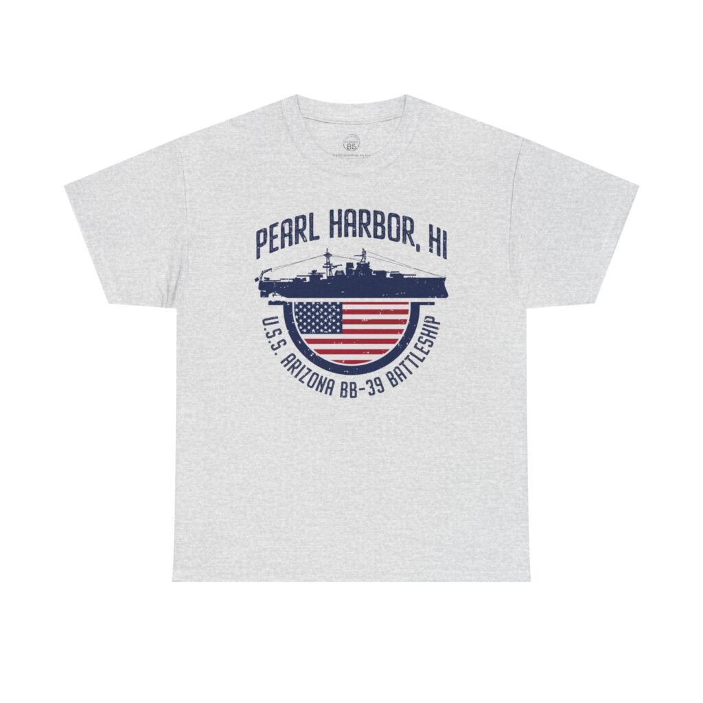USS Arizona BB-39 Pearl Harbor Tee
