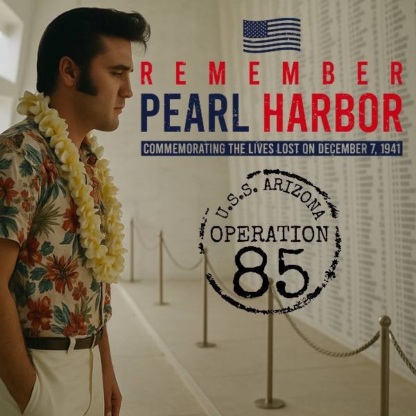 Elvis at the USS Arizona Memorial
